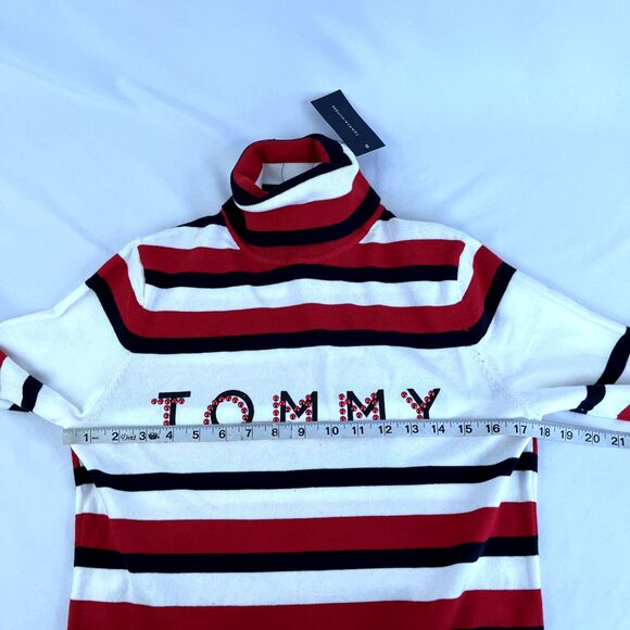 New Women’s Tommy Hilfiger Turtleneck Lightweight Sweater Sz S NWT $69 - Picture 4 of 7